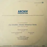 10'' - Bach / Helmut Walcha - Toccata Und Fuge F-Dur Bwv 540 ‧ Toccata Und Fuge D-moll Bwv 565 ‧ Toccata E-Dur Bwv 566