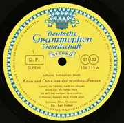 LP - Johann Sebastian Bach : Irmgard Seefried , Hertha Töpper , Ernst Haefliger , Kieth Engen , Dietrich - Matthäus-Passion, Chöre Und Arien