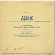 10'' - Johann Sebastian Bach/ Ramin, Thomanerchor Leipzig - IX. Forschungsbereich 'Das Schaffen Johann Sebastian Bachs' · Serie B : Motteten · Jesu, Meine Freude / Der Geist Hilft Unsrer Schwachheit Auf