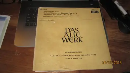 Johann Sebastian Bach Orgel/  Karl Richter - Fantasie G-Dur/Pastorale F-Dur/Trio Sonaten Nr. 3 d-moll und 6 G-dur