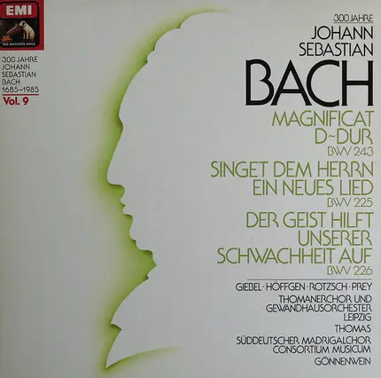 Bach / Thomanerchor Leipzig / Süddeutscher Madrigalchor a.o. - Magnificat D-Dur, BWV 243; Singet Dem Hernn Ein Neues Lied BWV 225; Der Geist Hift Unsrer Schwachhe