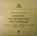 LP - Johann Sebastian Bach - Sonaten Für Querflöte Und Cembalo