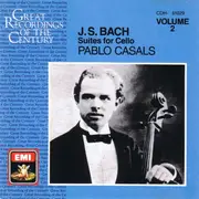 CD - Johann Sebastian Bach / Pablo Casals - Suites For Cello - Volume 2 - Mono