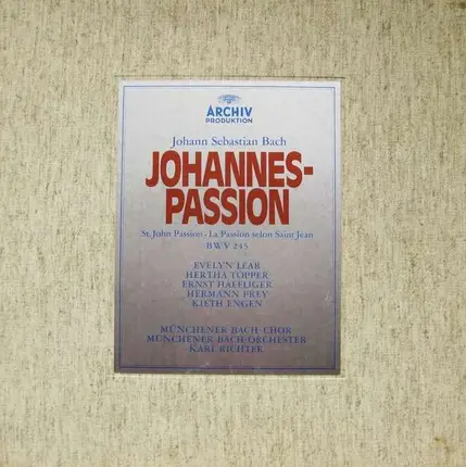 Bach - Passio Secundum Joannem - »Johannes Passion«