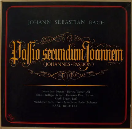 Bach - Passio Secundum Joannem »Johannes-Passion«