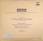 LP - Johann Sebastian Bach - Preludes And Fugues BWV 531, 533, 535 / Fantasia And Fugue C Minor BWV 537, 532 - Mono