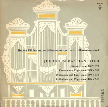 Johann Sebastian Bach / Robert Köbler - Robert Köbler An Der Silbermannorgel Zu Großhartmannsdorf