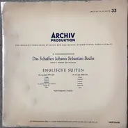 Bach - Englische Suiten (II): Nr. 3 g-moll, BWV 808 / Nr. 4 F-dur, BWV 809