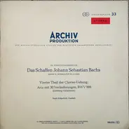 Johann Sebastian Bach / Ralph Kirkpatrick - Vierter Theil Der Clavier-Uebung: Aria Mit 30 Veränderungen, BWV 988 (Goldberg-Variationen)