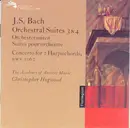 CD - Johann Sebastian Bach : The Academy Of Ancient Music , Christopher Hogwood - Orchestral Suites 3 & 4 / Concerto For 2 Harpsichords, BWV 1062