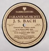 LP - J. S. Bach - Concerti Per Violino BWV 1041-1042-1043 - gatefold +booklet