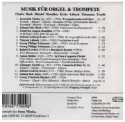 CD - Johann Sebastian Bach, Torelli, Händel a.o. - Music For Organ & Trumpet - Sealed