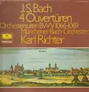 Double LP - Bach - 4 Ouvertüren Orchestersuiten - BWV 1066-1069 - Gatefold