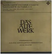 LP - Bach - Cembalokonzerte Für Zwei Und Vier Cembali C-Moll Und A-Moll