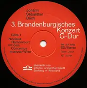 10'' - Johann Sebastian Bach - Bach Gestern Und Heute - 3. Brandenburgisches Konzert G-dur