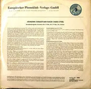 LP - Johann Sebastian Bach - Brandenburgische Konzerte Nr. 1 F-Dur, Nr. 2 F-Dur, Nr. 6 B-Dur