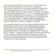 CD - Bach - Brandenburgische Konzerte Nr. 3, 4, 5