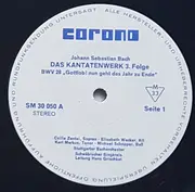 LP - J. S. Bach - Das Kantatenwerk - 3. Folge - +insert