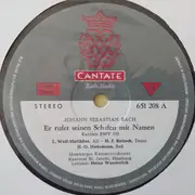 LP - Johann Sebastian Bach - Er Rufet Seinen Schafen Mit Namen / Was Gott Tut, Das Ist Wohlgetan III