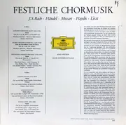10'' - Johann Sebastian Bach, Händel, Mozart, a.o. - Festliche Chormusik
