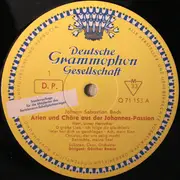 LP - Bach - Johannes-Passion (Ausgewählte Chöre Und Arien)