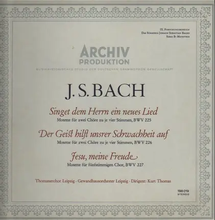 Bach - Motteten