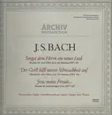 LP - Johann Sebastian Bach - Motteten - gatefold