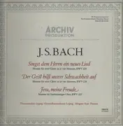LP - Johann Sebastian Bach - Motteten - gatefold