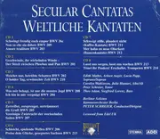 CD-Box - Johann Sebastian Bach - Secular Cantatas / Weltliche Kantaten