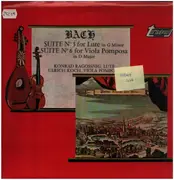 LP - Johann Sebastian Bach - Suite No. 3 For Lute In G Minor / Suite No. 6 For Viola Pomposa In D Major
