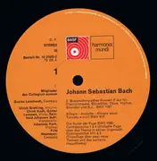 LP - J.S. Bach - Gustav Leonhardt , Collegium Aureum - Vollendung Des Barock