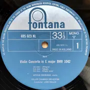 LP - Johann Sebastian Bach - Violinkonzert E-Dur A-Moll