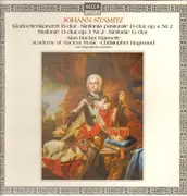 LP - Johann Stamitz/ Academy of Ancient Music, Christopher Hogwood - Klarinettenkonzert B-dur*Sinfonia pastorale D-dur,op 4 Nr.2*Sinfonie D-dur, op. 3 Nr. 2* Sonfonie G-dur