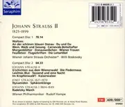 Double CD - Johann Strauss Jr. - Willi Boskovsky • Rudolf Kempe - Waltzes — An die schonen blauen danau