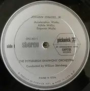 LP - Johann Strauss Jr. - William Steinberg - The Pittsburgh Symphony Orchestra - Waltzes & Polkas