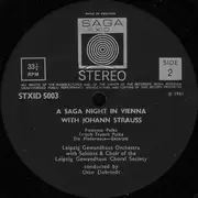 LP - Johann Strauss Jr. - Gewandhausorchester Leipzig , Otto Dobrindt - A Saga Night In Vienna With Johann Strauss