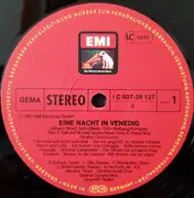 LP - Johann Strauss Jr. - Rudolf Schock ∙ Lisa Otto ∙ Fritz Wunderlich ∙ Ursula Schirrmacher ∙ Der Günth - Eine Nacht In Venedig (Großer Querschnitt)