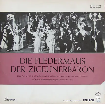 Johann Strauss Jr. , Wiener Philharmoniker , Heinrich Hollreiser - Die Fledermaus / Der Zigeunerbaron