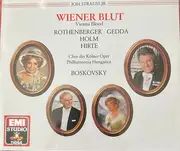 Double CD - Johann Strauss Jr. , Anneliese Rothenberger , Nicolai Gedda , Renate Holm , Klaus Hirte , Chor der - Wiener Blut = Vienna Blood