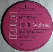 Double LP - Johann Strauss Jr. , Eberhard Wächter , Adele Leigh , Anneliese Rothenberger , George London , Risë - Die Fledermaus - Booklet