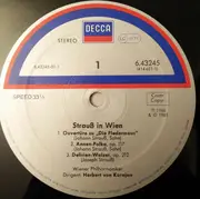 LP - Johann Strauss Jr. , Josef Strauß - Wiener Philharmoniker , Herbert von Karajan - Unsterbliches Wien - DMM