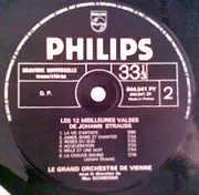 LP - Johann Strauss Jr. , Orchester Der Wiener Staatsoper Dir. Max Schneider - Les 12 Meilleures Valses De Johann Strauss