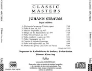 CD - J. Strauss - Peças Célebres