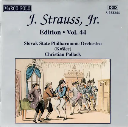 Johann Strauss Jr. , Slovak State Philharmonic Orchestra, Košice , Christian Pollack - J. Strauss, Jr.:  Edition • Vol. 44