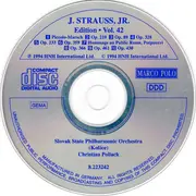 CD - Johann Strauss Jr. , Slovak State Philharmonic Orchestra, Košice , Christian Pollack - J. Strauss, Jr.:  Edition • Vol. 42