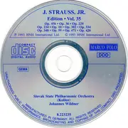 CD - Johann Strauss Jr. , Slovak State Philharmonic Orchestra, Košice , Johannes Wildner - J. Strauss, Jr.:  Edition • Vol. 35