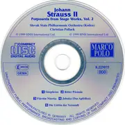 CD - Johann Strauss Jr - On Stage With Johann Strauss Vol. 2