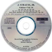 CD - Johann Strauss Jr. , Slovak Radio Symphony Orchestra , Michael Dittrich - J. Strauss, Jr.:  Edition • Vol. 34