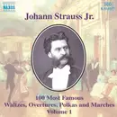 CD - Johann Strauss Jr. - 100 Most Famous Waltzes, Overtures, Polkas And Marches Volume 1