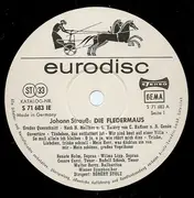 LP - J. Strauss Jr. - Die Fledermaus (Großer Querschnitt)
